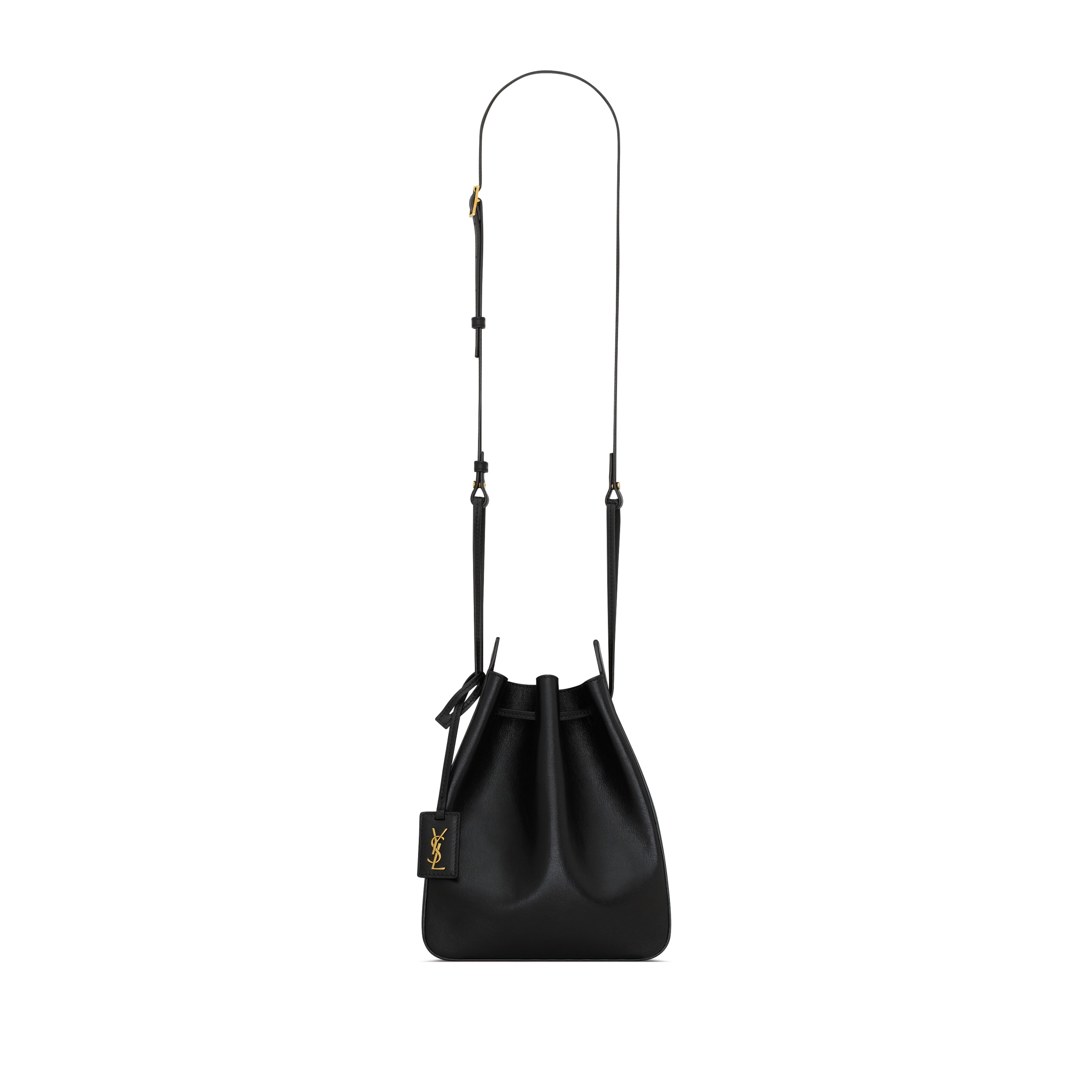 Y*L bucket bag in leather 817386aaduk1000 (18*24*7cm)